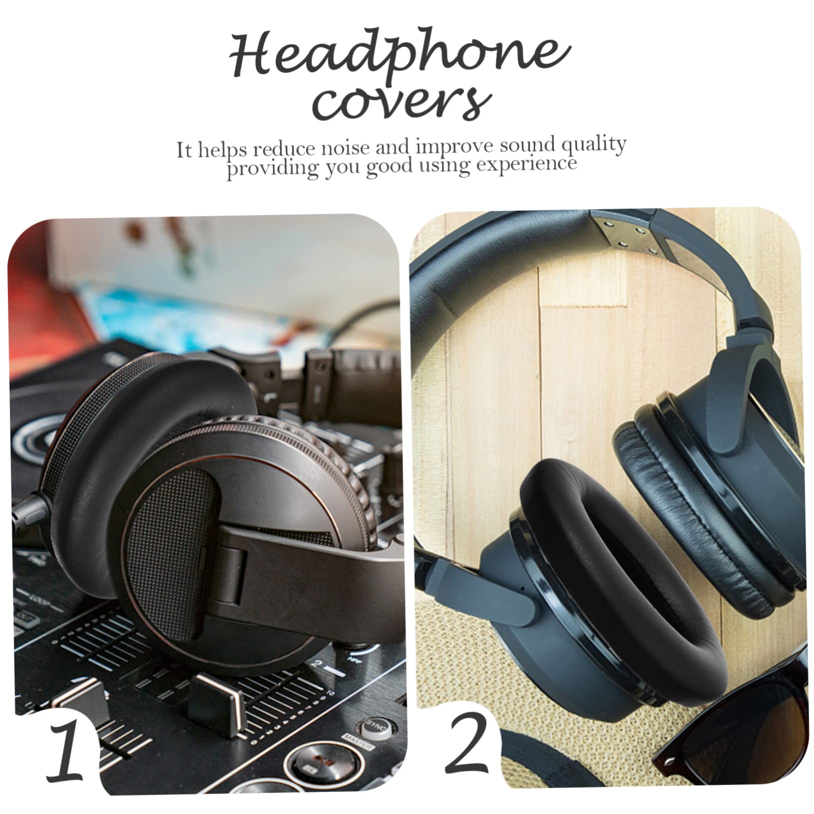 Artibetter 5sätze Ersatz-ohrpolster Für MDR- Bequeme Langlebige Earpads Aus Hochwertigem Material Einfach Zu Montieren Für Beschädigte Oder Abgenutzte Kopfhörer