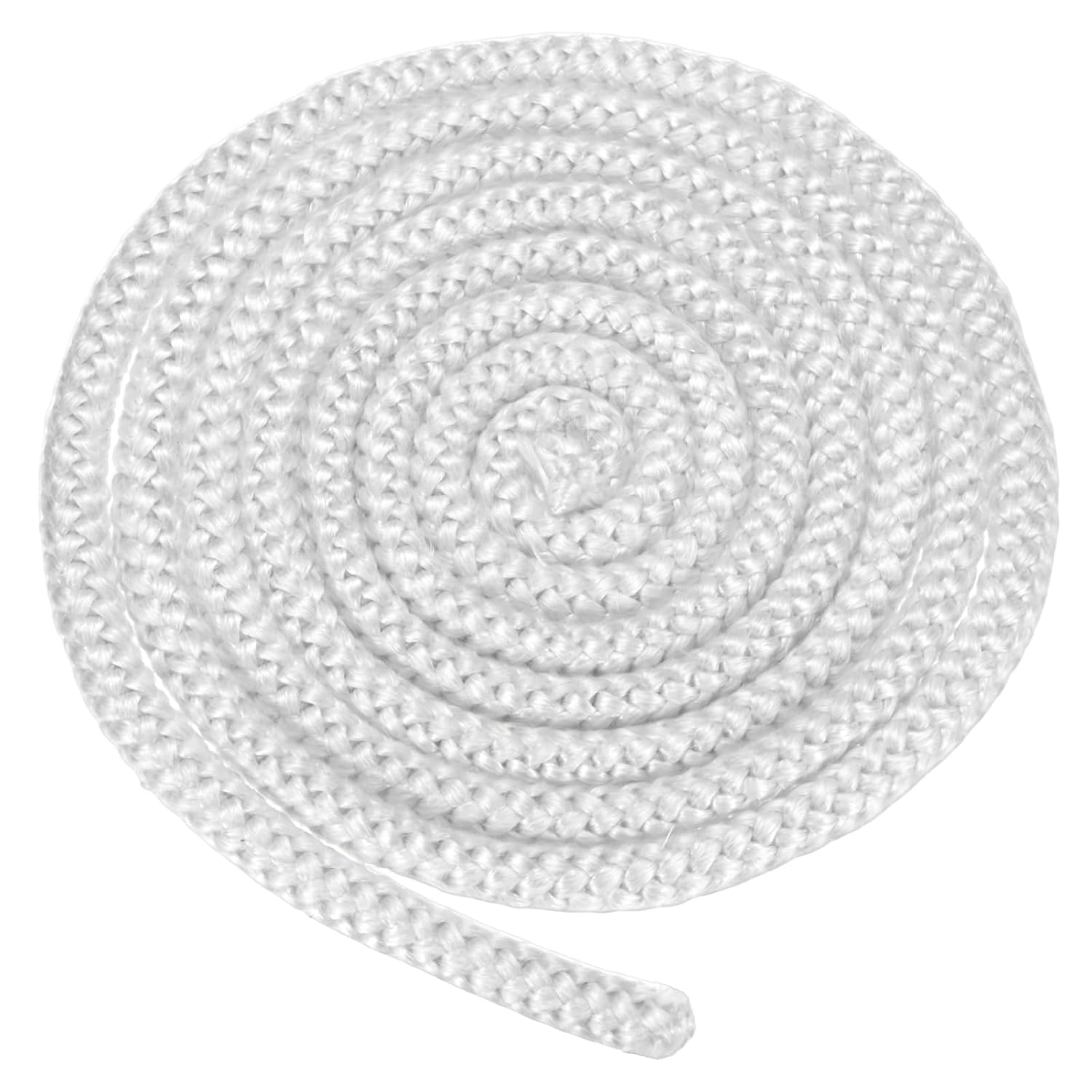 High-Temperature Fiberglass Gasket Rope for Wood Stoves & Fireplaces - 1022°F Heat Resistant Seal(Black,4/10inx86.6in)