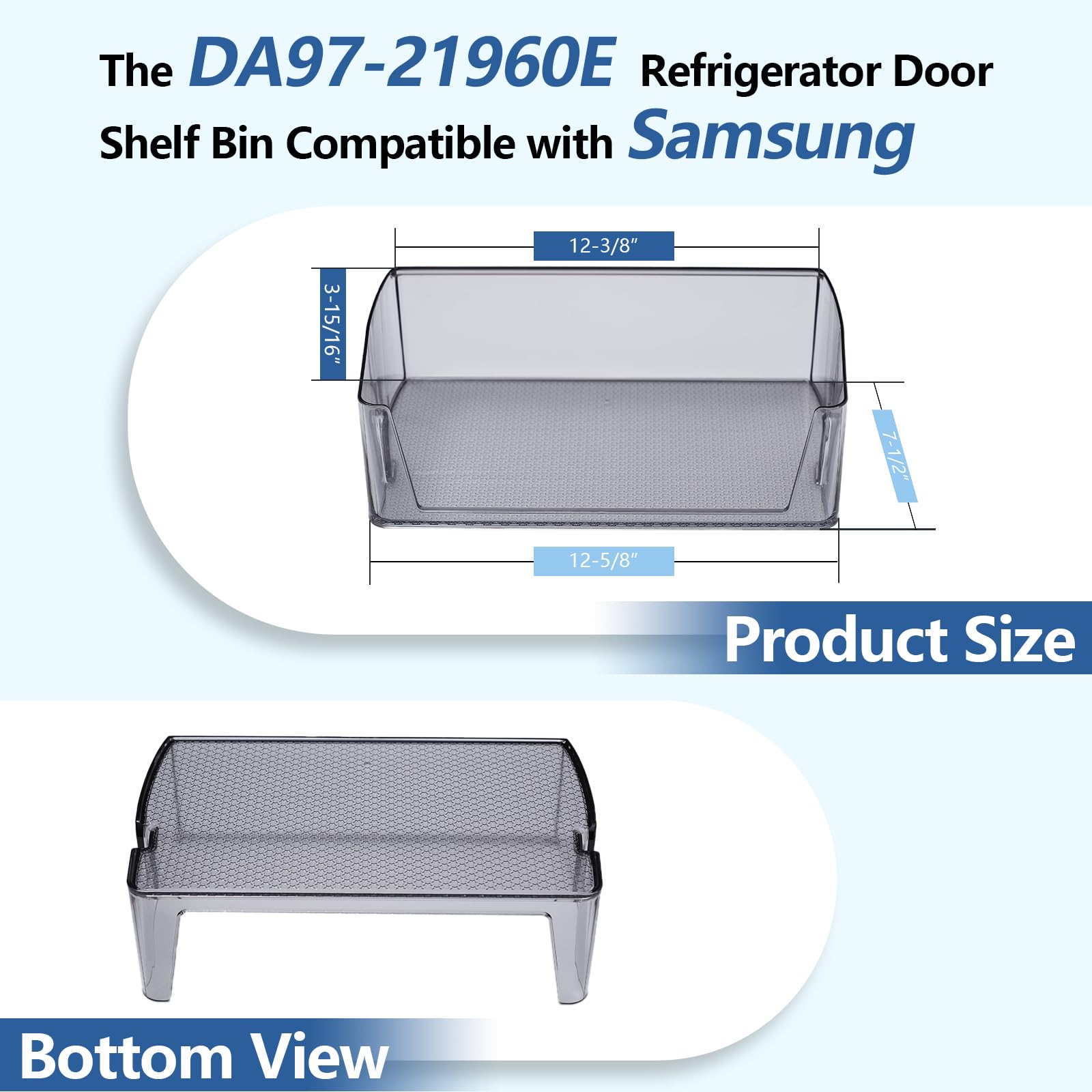 DA97-21912A DA63-11219A Refrigerator Door Shelf Bin Compatible