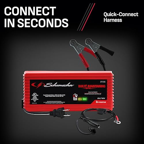 Miniatura 5 de Schumacher - Mantenedor de batería totalmente automático, 2A
