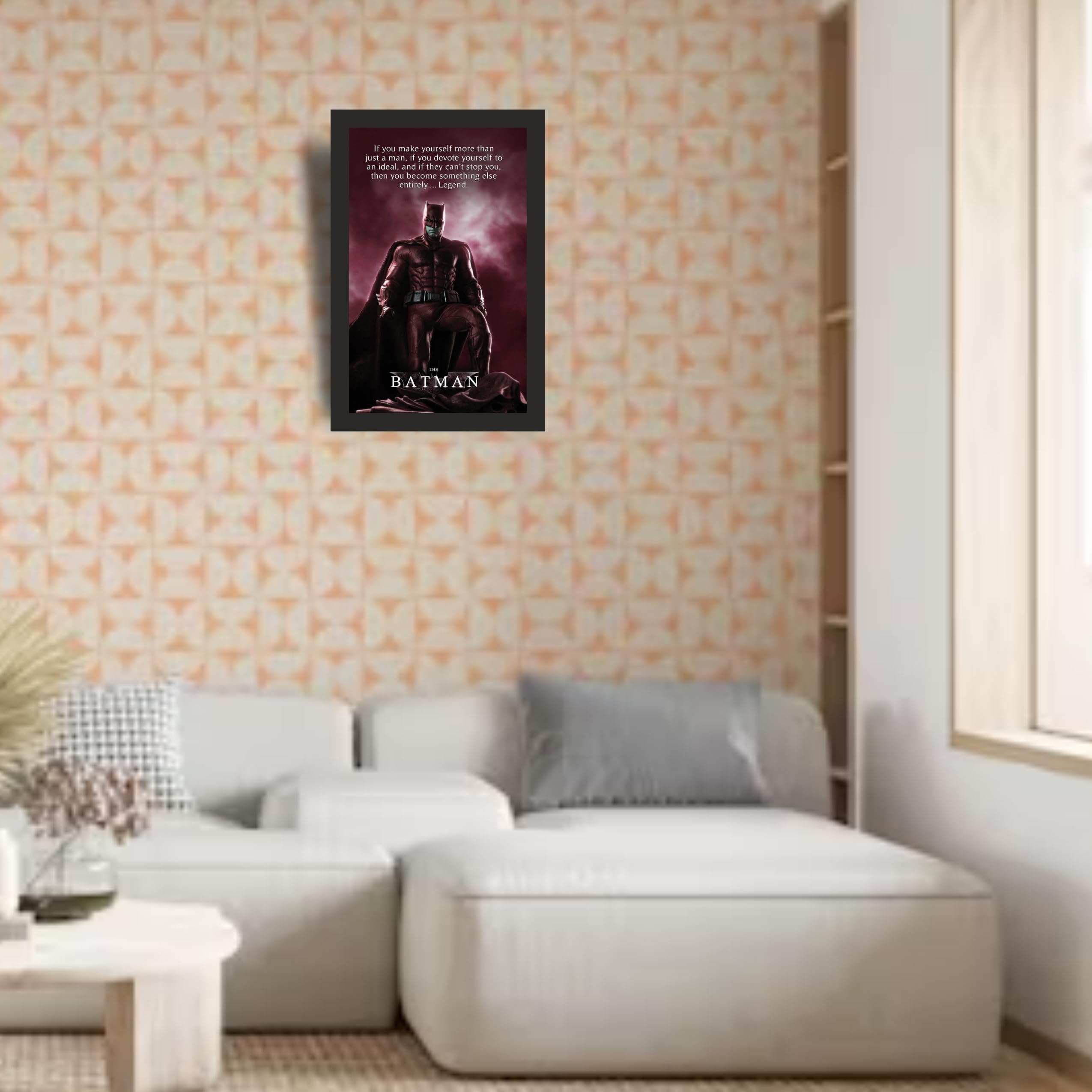 Become A Legend Hero Quote Wall Art