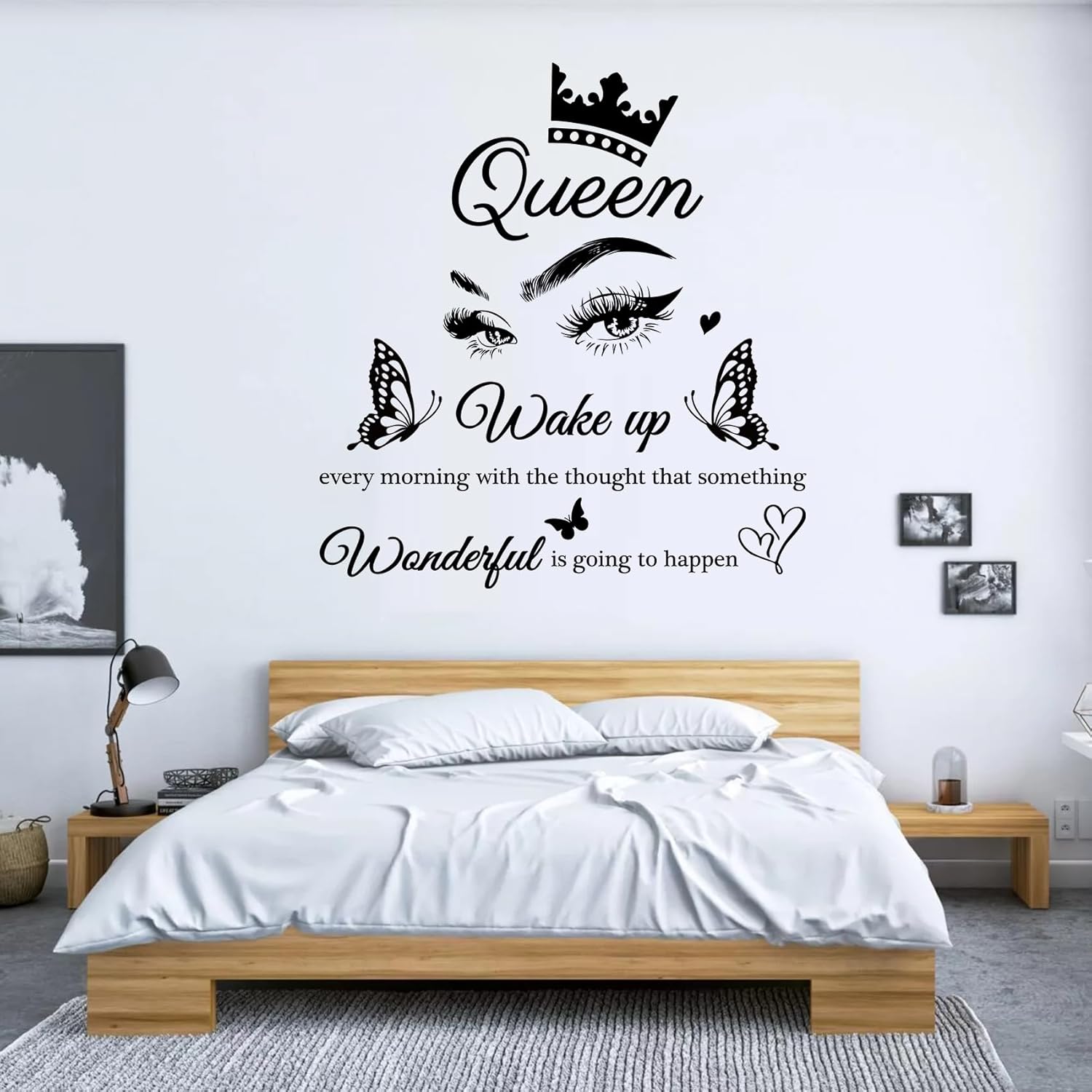 Wall Stickers, Inspirational Quote Wall Decal, Queen Decals