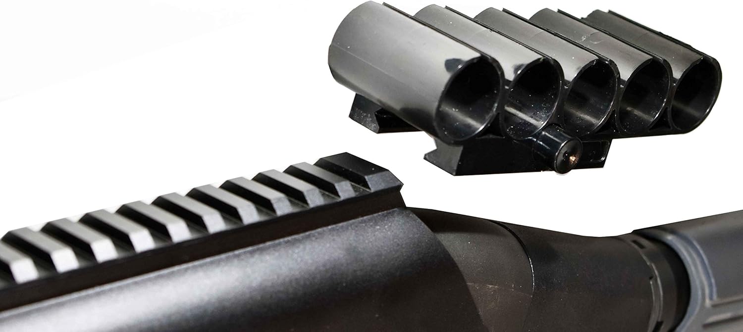 Trinity Black Hunting Shell Ammo Pouch Carrier Holder 5 Round Maverick 88 Shells Carrier Hunting Accessory Holder 12 Gauge.