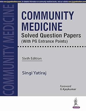COMMUNITY MEDICINE SOLVED QUESTION PAPERS (WITH PG ENTRANCE POINTS)