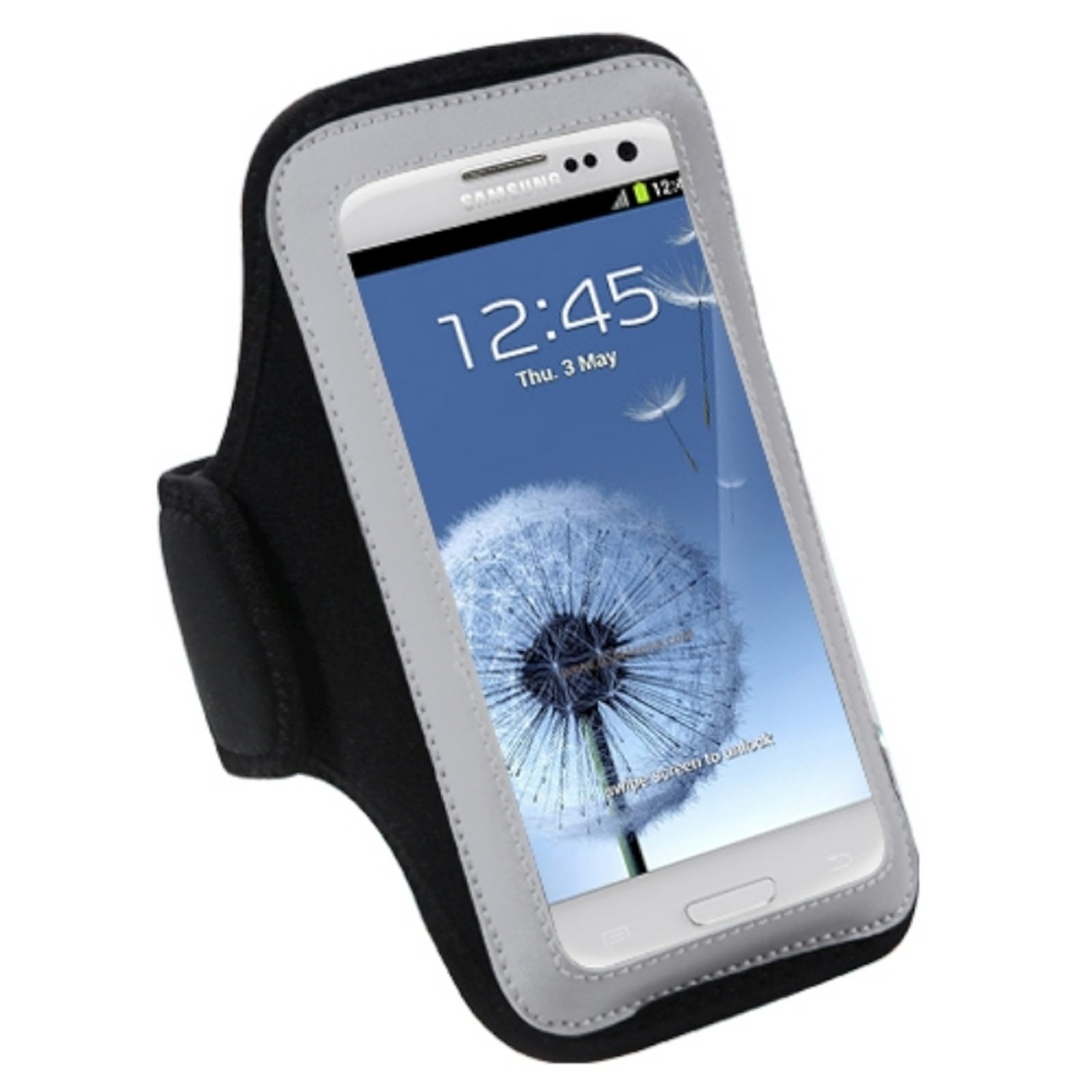 MYBATUNIVP251NP Sport Armband Case for Cell Phones and Smartphones - Retail Packaging - Black