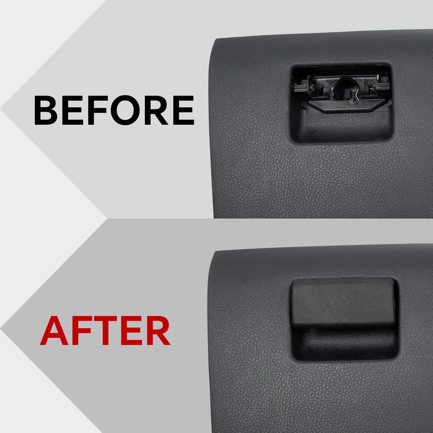 Glove Box Latch Handle Compatible with 2013-2018 Toyota RAV4 55550-0R030-C0 Glove Compartment High Strength & Easy Installation