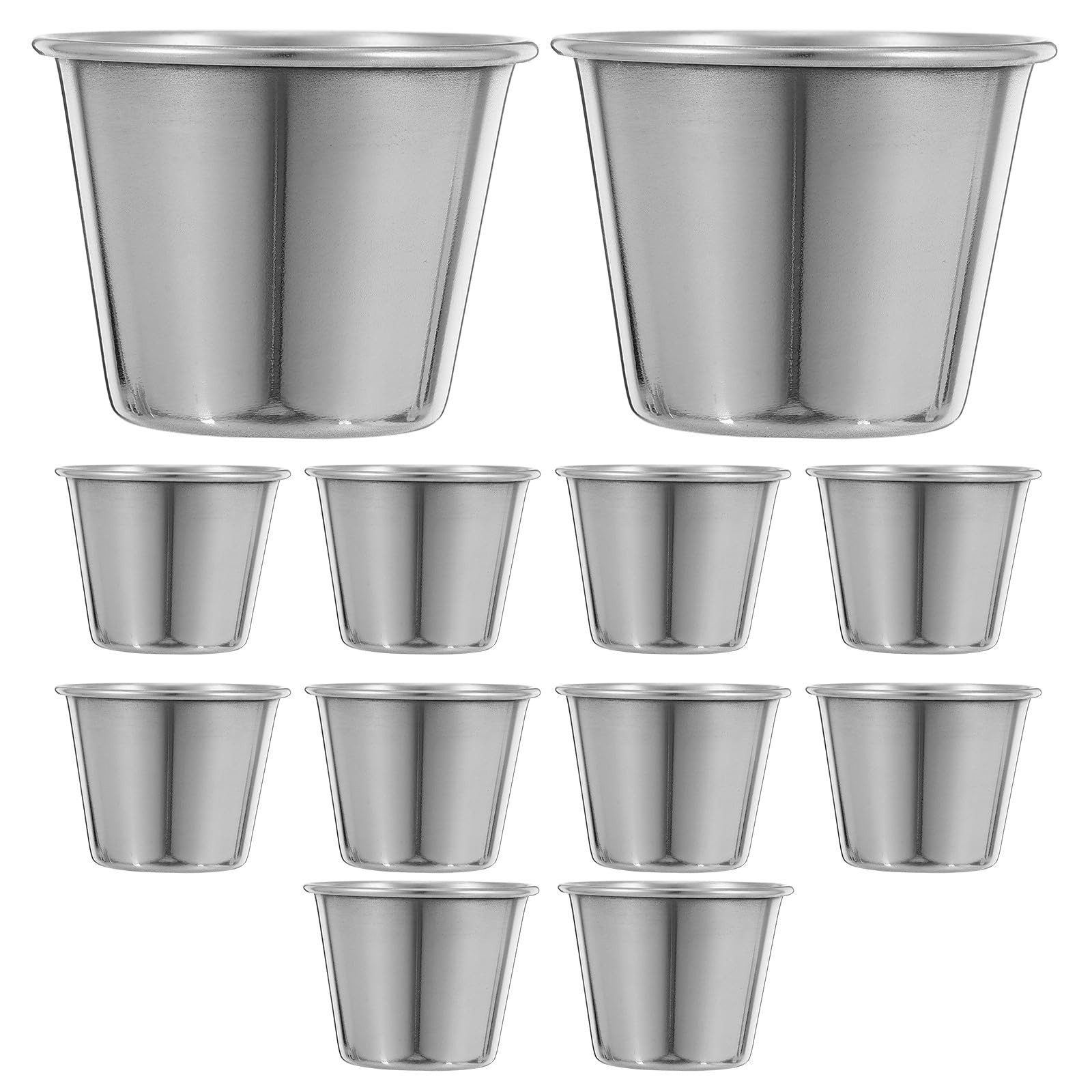 Vasos de acero inoxidable CAXUSD resistentes al óxido para licores y obsequios