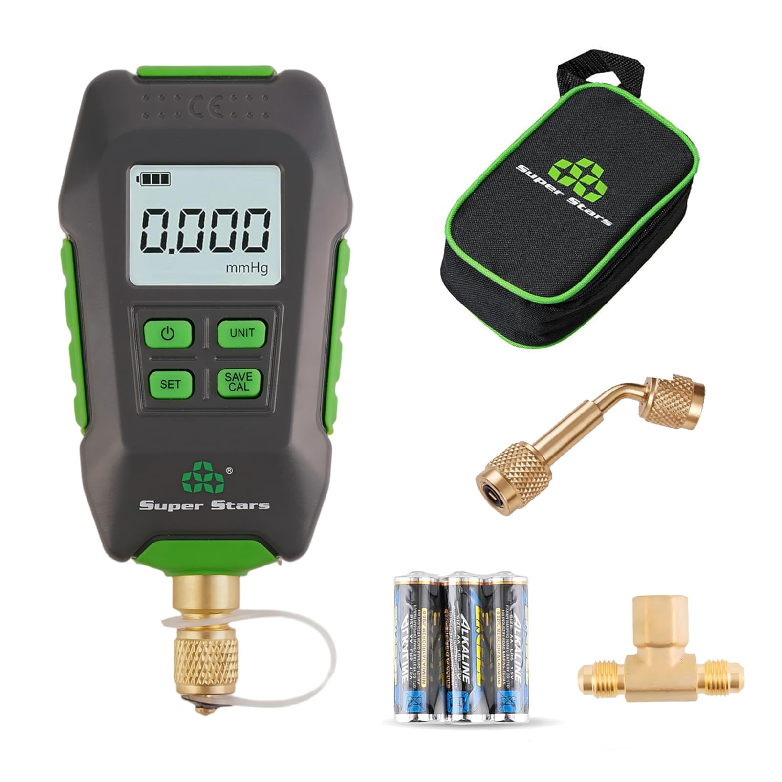 Amazon.com: Super Stars Digital Micron Vacuum Gauge, 1/4 inch SAE