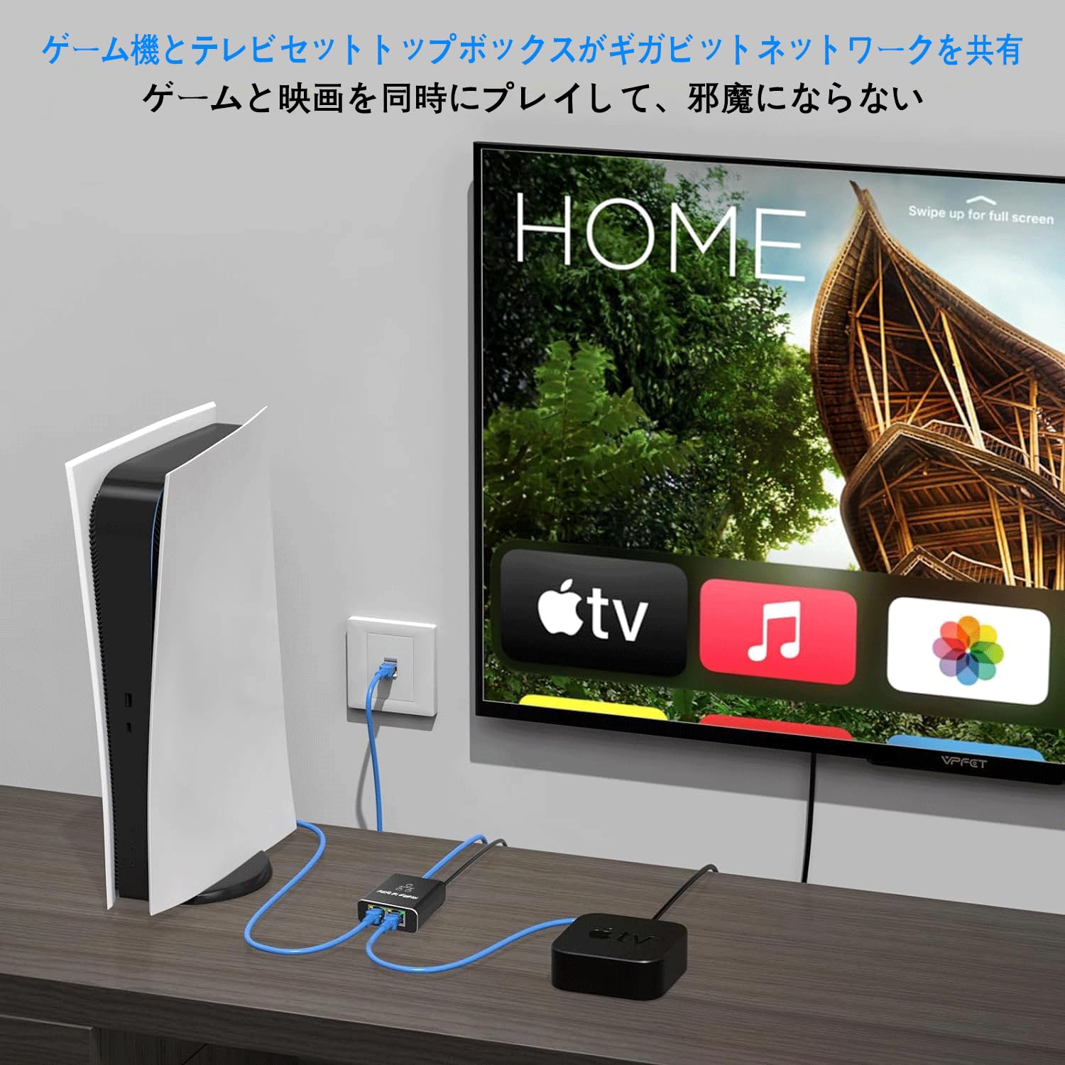 Amazon.co.jp: LAN 分配器 1入力2出力 2台同時使用 高速1000Mbps 