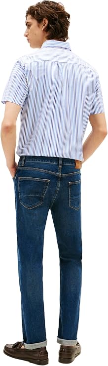 Tommy Hilfiger Men's Slim Straight Fit Stretch Jeans for Men