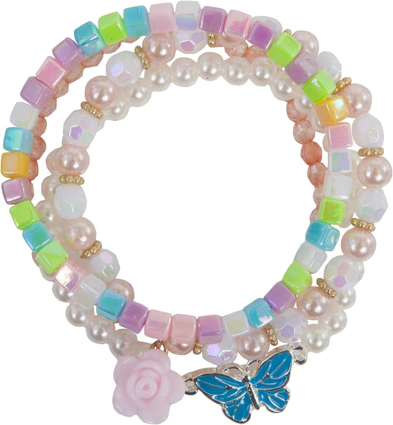 Great PretendersPearly Butterfly Bracelet Set Charms, Colour (Multicoloured) (84081)