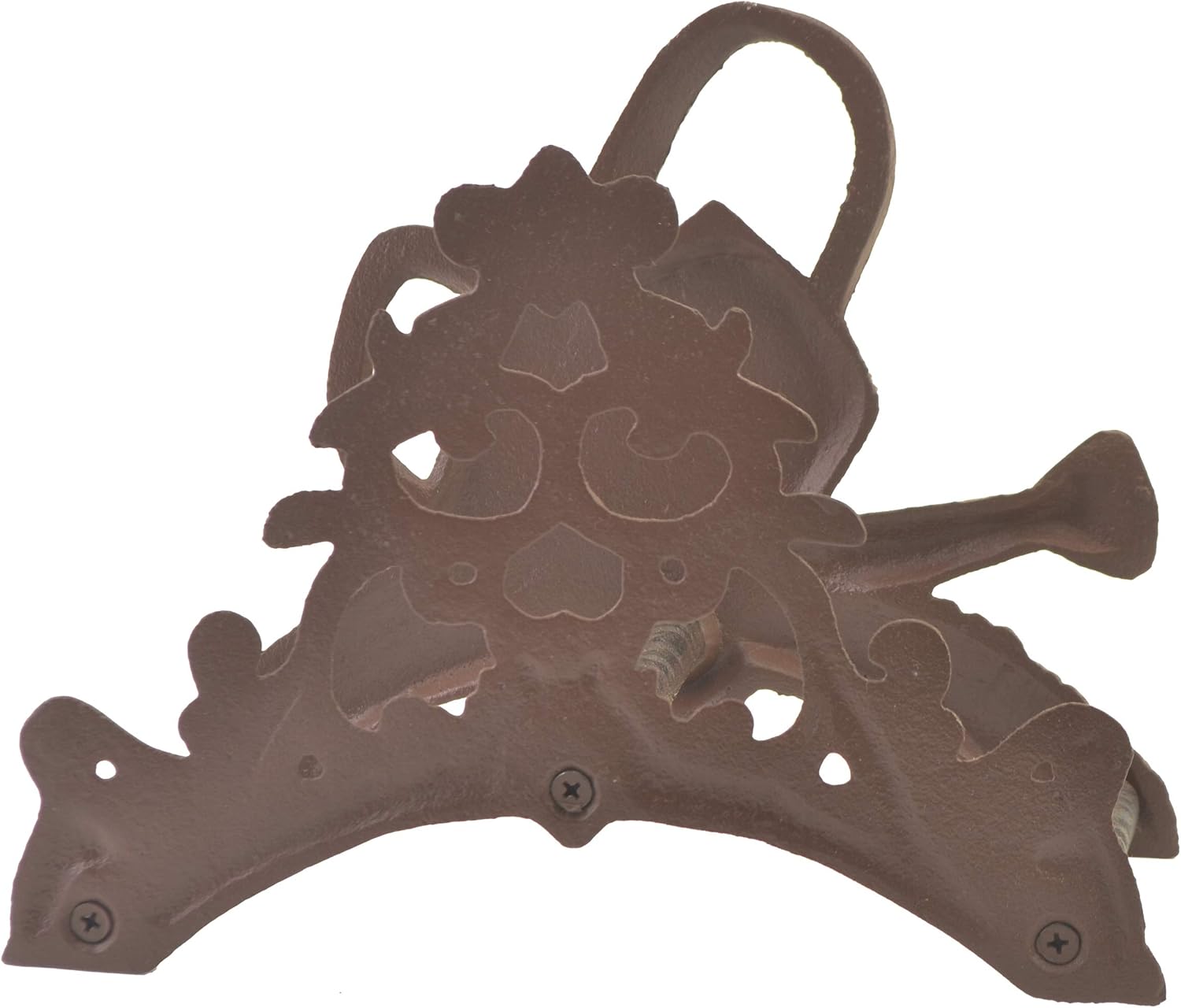 Cast Iron Garden Hose Holder Watering Can Design 7.625" Tall