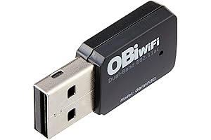 Obihai Technology OBIWIFI5G Obihai OBiWiFi5G 2.4/5GHz Wireless 802.11AC Adapter for OBi200, OBi202,...