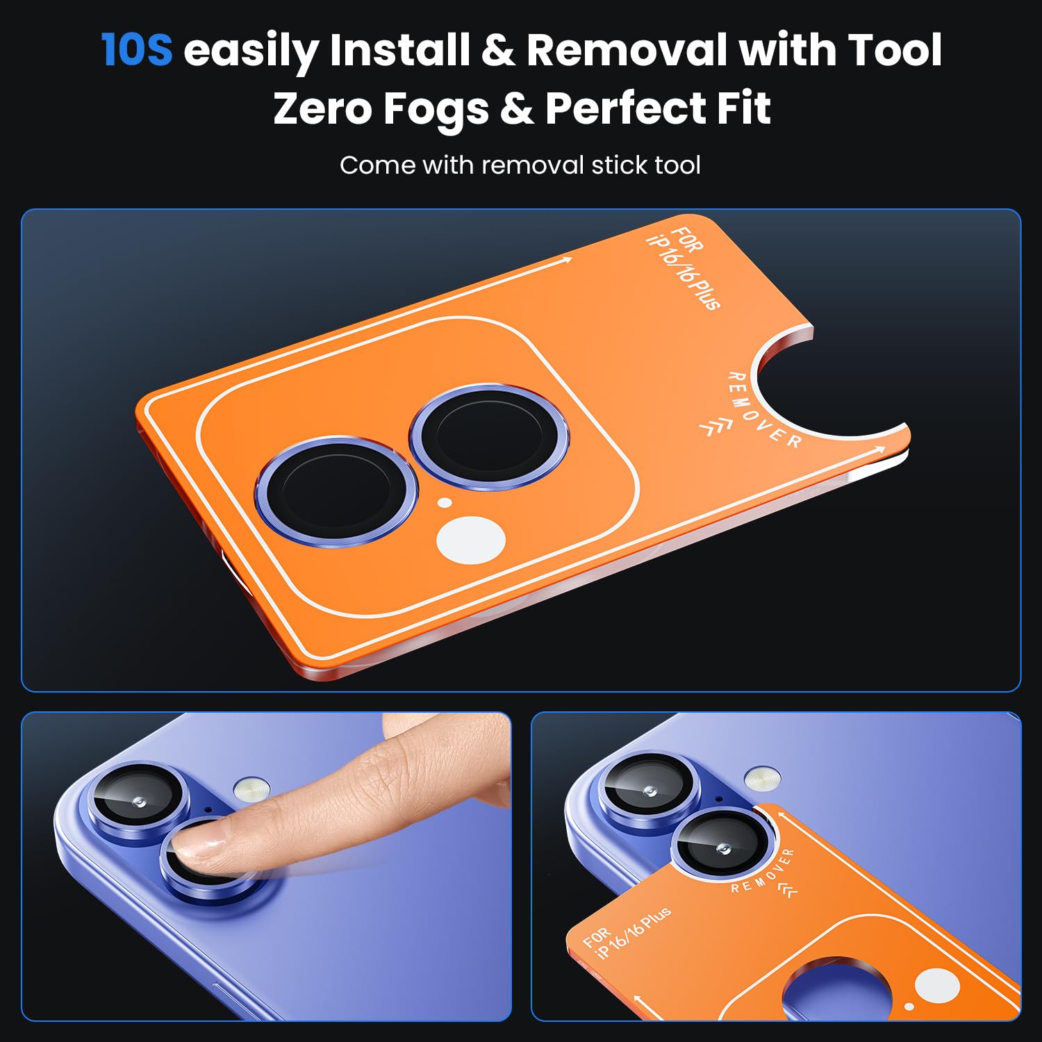 Protettore Fotocamera IPhone 16/16 Plus - Vetro Temperato 9H Anti Graffi E Urti - Foto 11