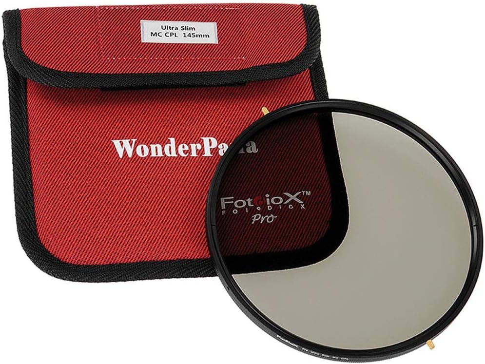 Fotodiox Pro 145mm Slim Multi-Coated Circular Polarizer (MC-CPL) Filter - Pro1 Multi-Coated CPL Filter (Works with WonderPana 145 & 66 Systems)