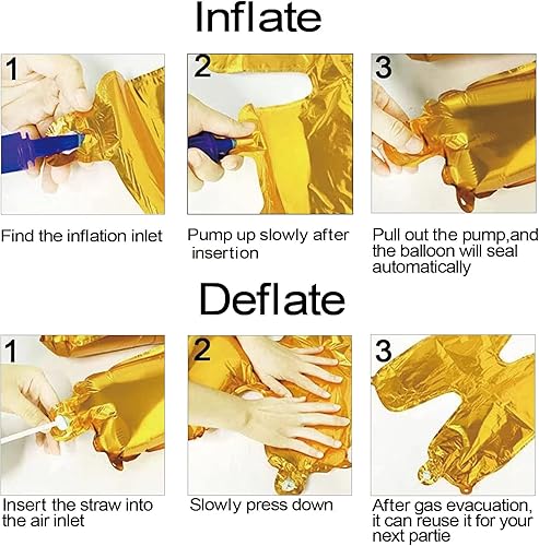 Miniatura 6 de SHUNTAI Globos dorados para decoración de fiesta de compromiso, globos dorados de 16 pulgadas con letras de Miss a Sra. Kit de pancartas de aluminio