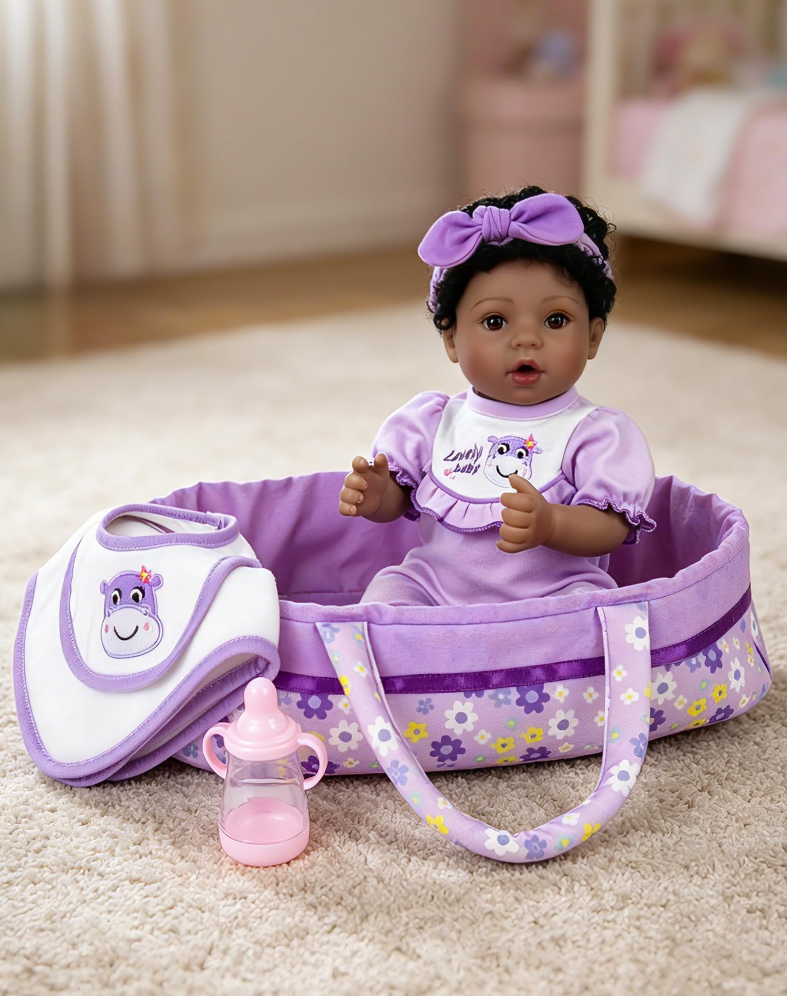 Amazon.com: Aori Reborn Baby Dolls 18 Inch Black Newborn Girl with