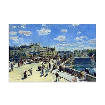 Amazon.co.jp: ルノワール ポンヌフ パリのポスター 1872 年に