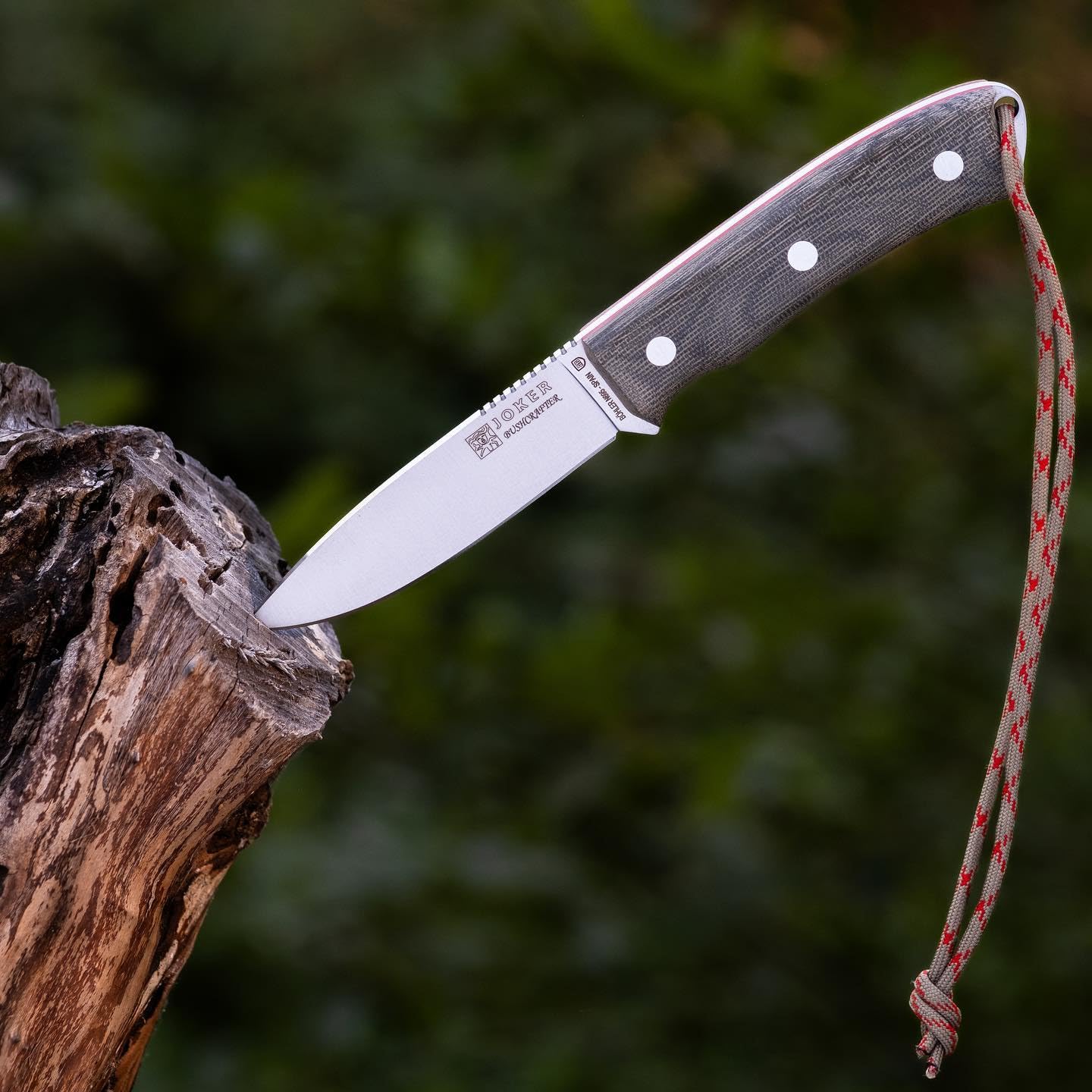 Bushcraft Joker Bushcrafter CV120, micarta Handle, 10,5 cm Blade