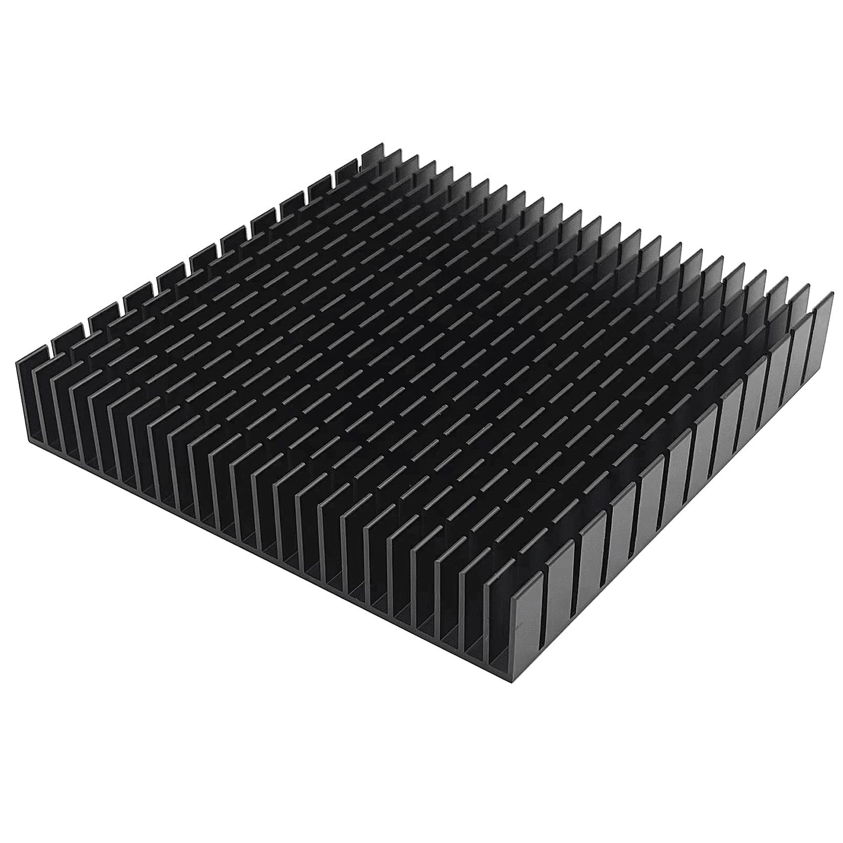 120mm Large Aluminum Heatsink 120x120x20mm / 4.72x4.72x0.79Inch/ Heat Sink Square Cooler for WiFi Router Cooling Base and Power Supply IC Graphics Card Memory Heat Sink 120mmx120mmx20mm