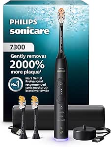 Philips Sonicare 7300 Series Electric Toothbrush with Pressure Sensor and 12 Brushing Modes