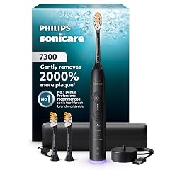 Philips Sonicare 7300 Series Electric Toothbrush - Next-Generation Sonicare Technology Pressure Sensor 12 Brushing Settings SmarTimer BrushPacer 21-Day