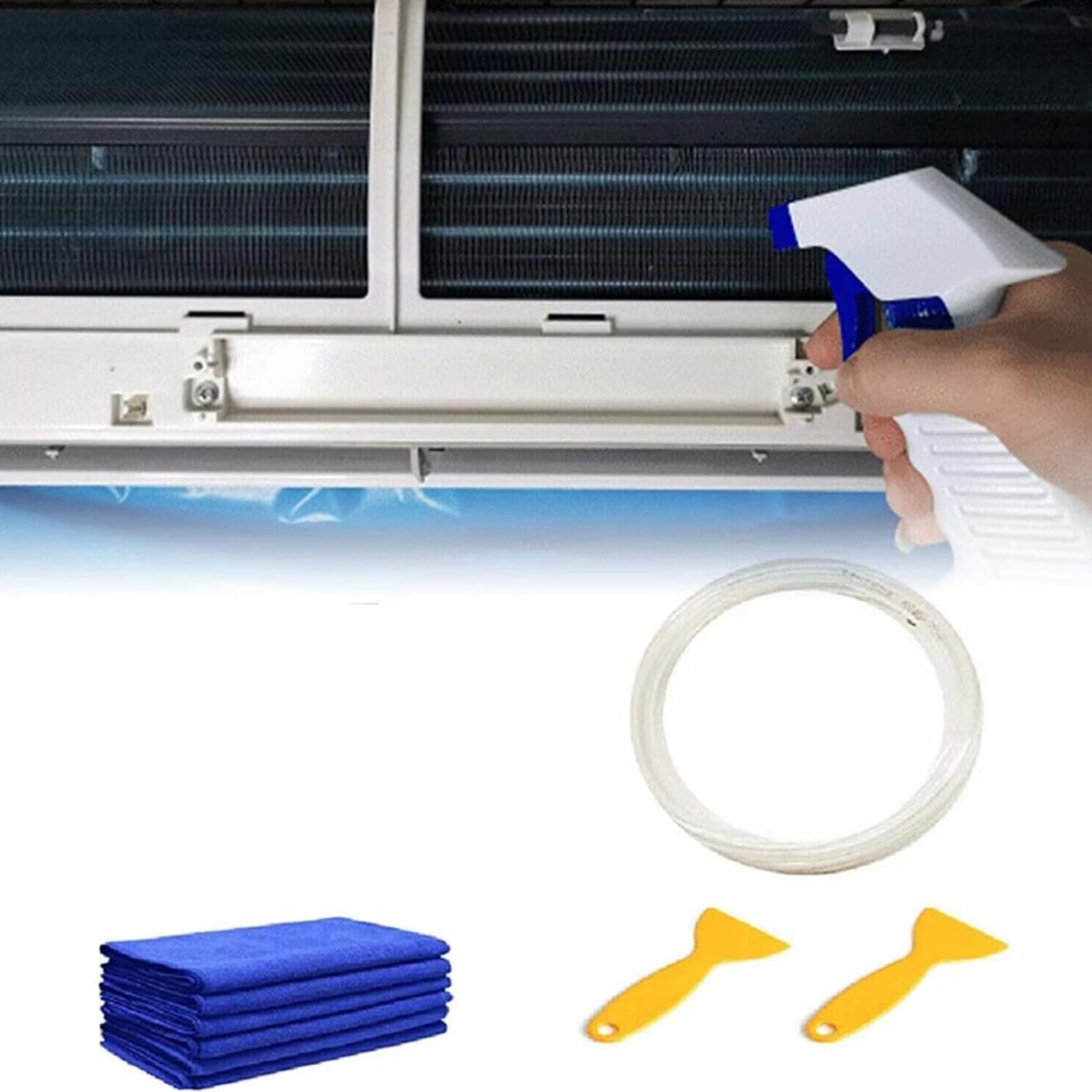 Split Air Conditioning Cleaning Cover Bag met waterleiding en afvoer