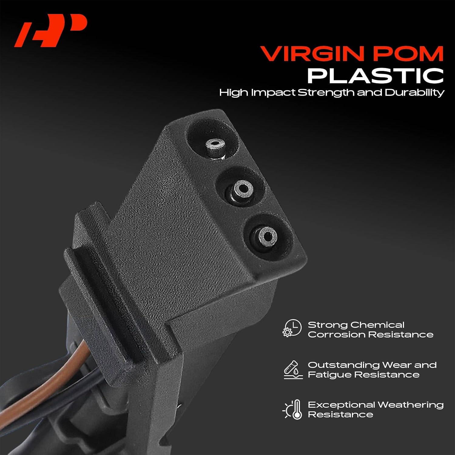 A-Premium Front Windshield Washer Nozzle Compatible with Porsche Cayenne 2003-2006/2008-2010