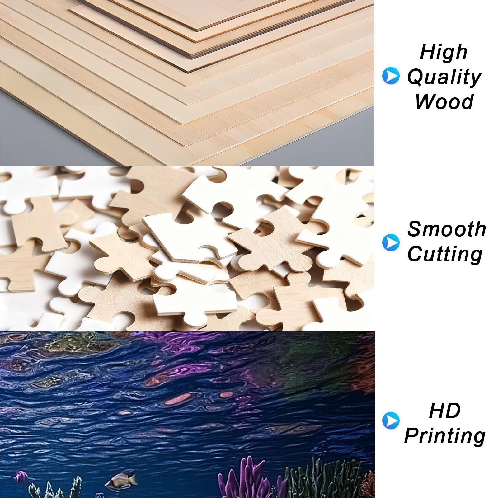 Puzzle 5000 sztuk dla dorosłych, puzzle oceanu z pudełkiem dla dorosłych, DIY drewniane puzzle, wyzwanie puzzle dla całej rodziny, oryginalne prezenty dla kobiet, prezent dla mężczyzn, temat: roślina
