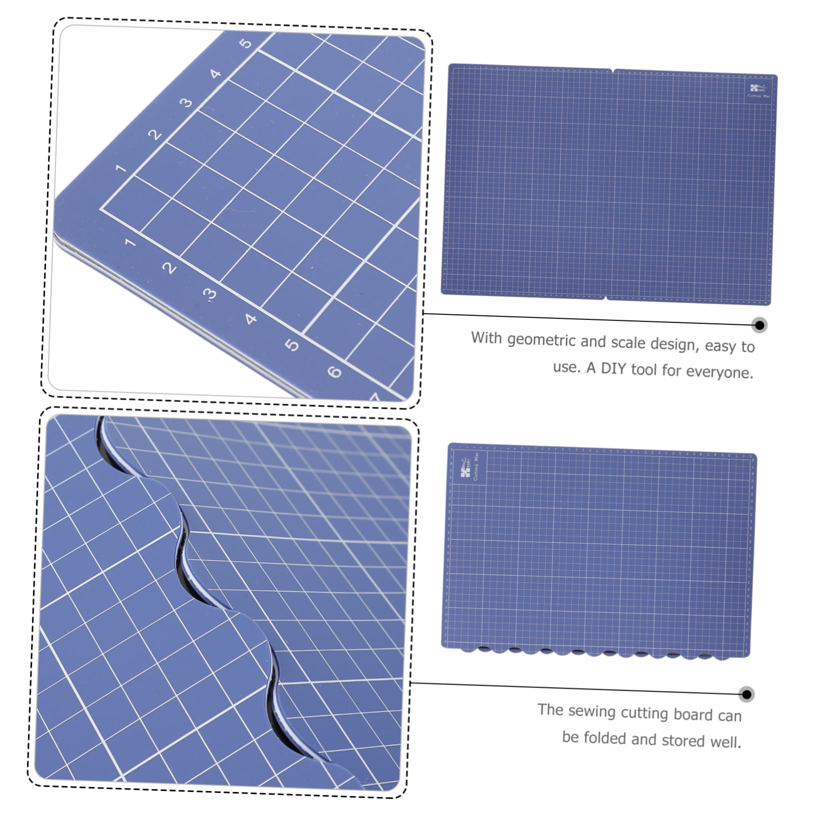 Lurrose Tagliere Per Scrapbooking - Tappetino Pieghevole A3 Per Insegnanti E Studenti