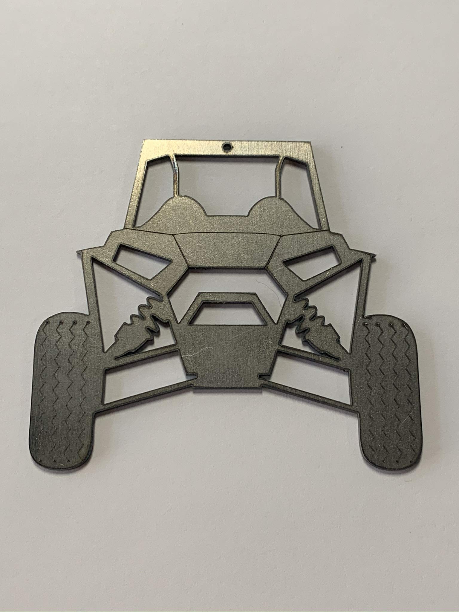 Factory CraftsChristmas Tree Ornament Replica Decoration Polaris RZR 1000 UTV SxS Steel USA