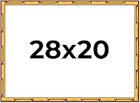 Vista 65 de Poster Palooza Marco de madera maciza de bambú dorado de 12 x 8 pulgadas con acrílico UV, respaldo de tablero de espuma y accesorios para colgar