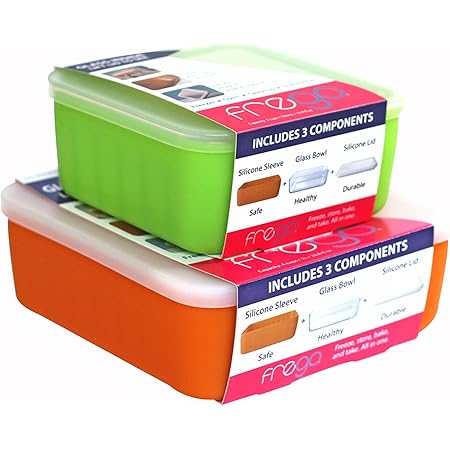 Amazon Com Frego Glass Food Storage Orange Home Kitchen