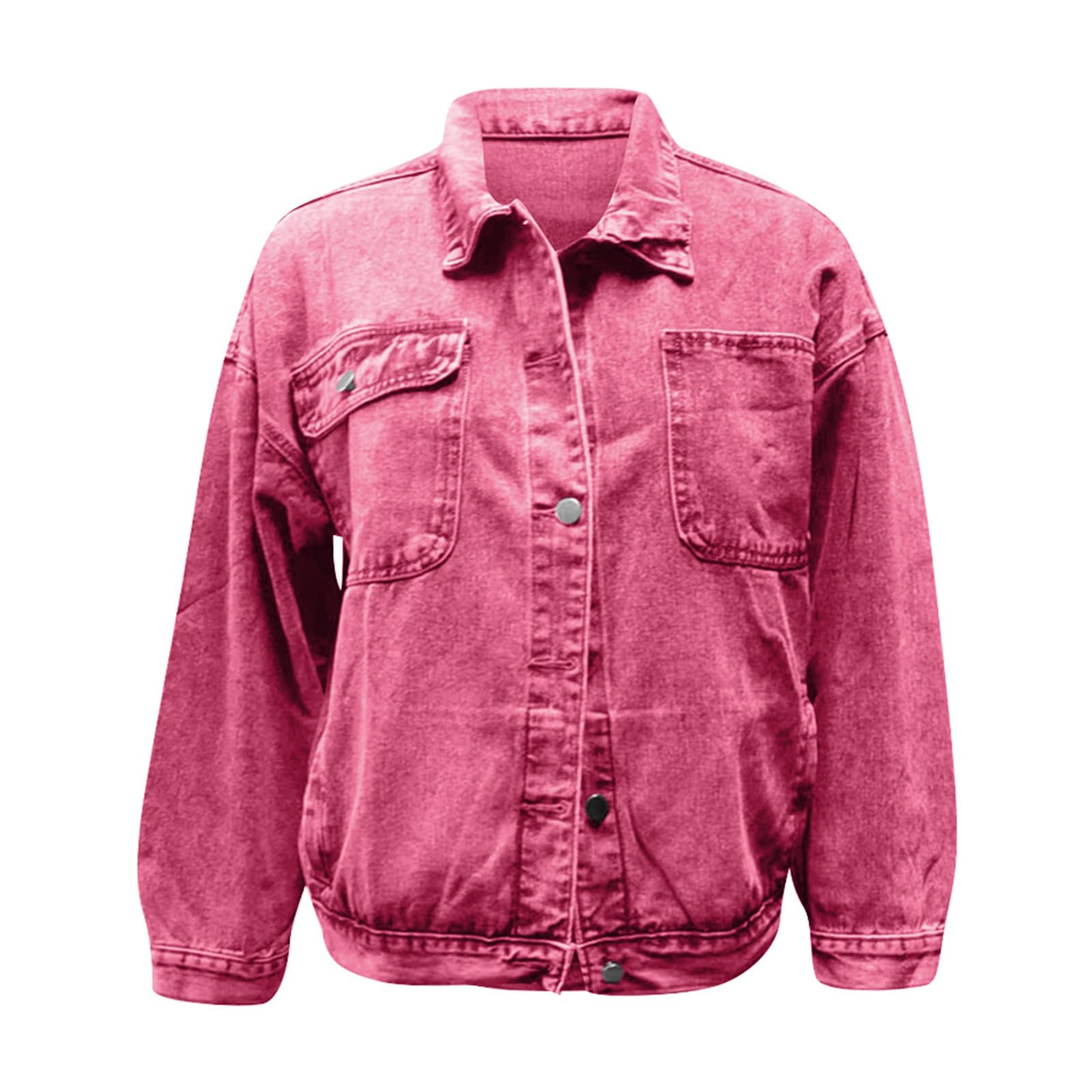 Chaqueta Vaquera Mujer Talla Grande, Cazadora De Denim Bordada Chaqueta Ligera Vaquera Manga Larga Básica Chaqueta Mezclilla Cazadora Mujer Entretiempo Chaqueta De Mujer Chaqueta De Estudiante Y2k