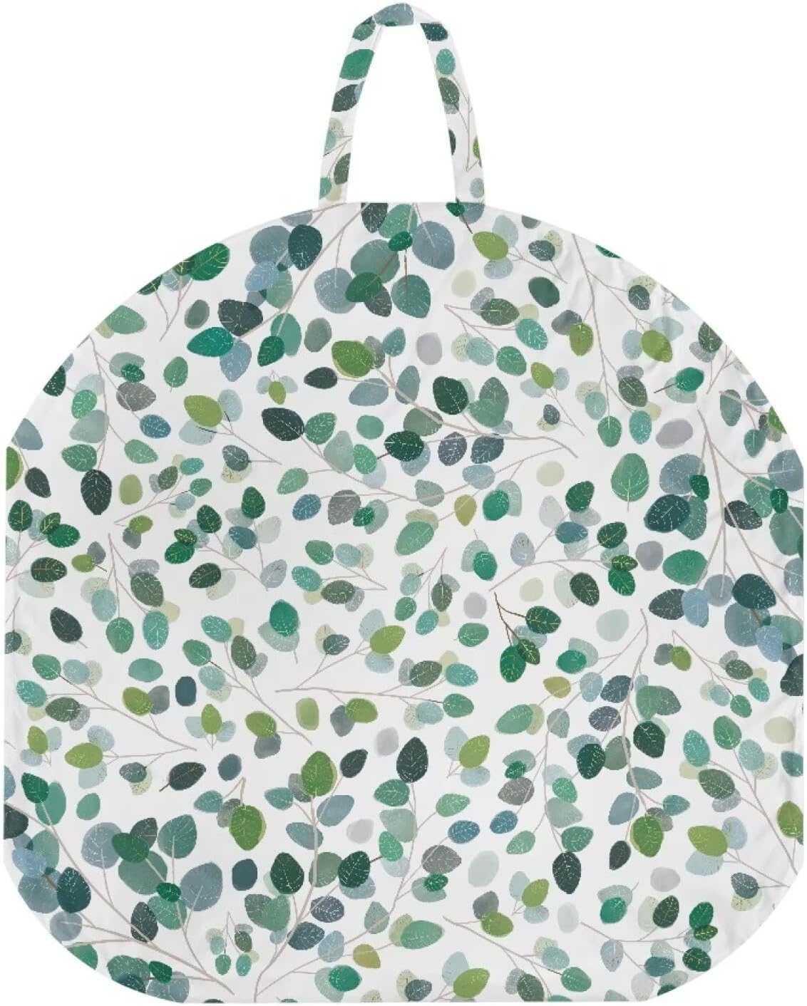 Newborn Lounger Cover Leaf Printed Newborn Baby Lounger Newborn Lounger Pillow Round Soft Baby Lounger Cover