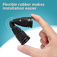 Vista 3 de 4 empuñaduras de mango de bicicleta, empuñaduras de goma antideslizantes para manillar de bicicleta, empuñaduras de repuesto especializadas