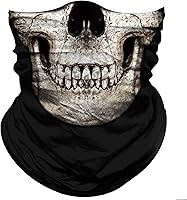 Vista 76 de Obacle - Tapabocas con cuello polar y de estilo de pañuelo contra el polvo y el sol para hombre y mujer