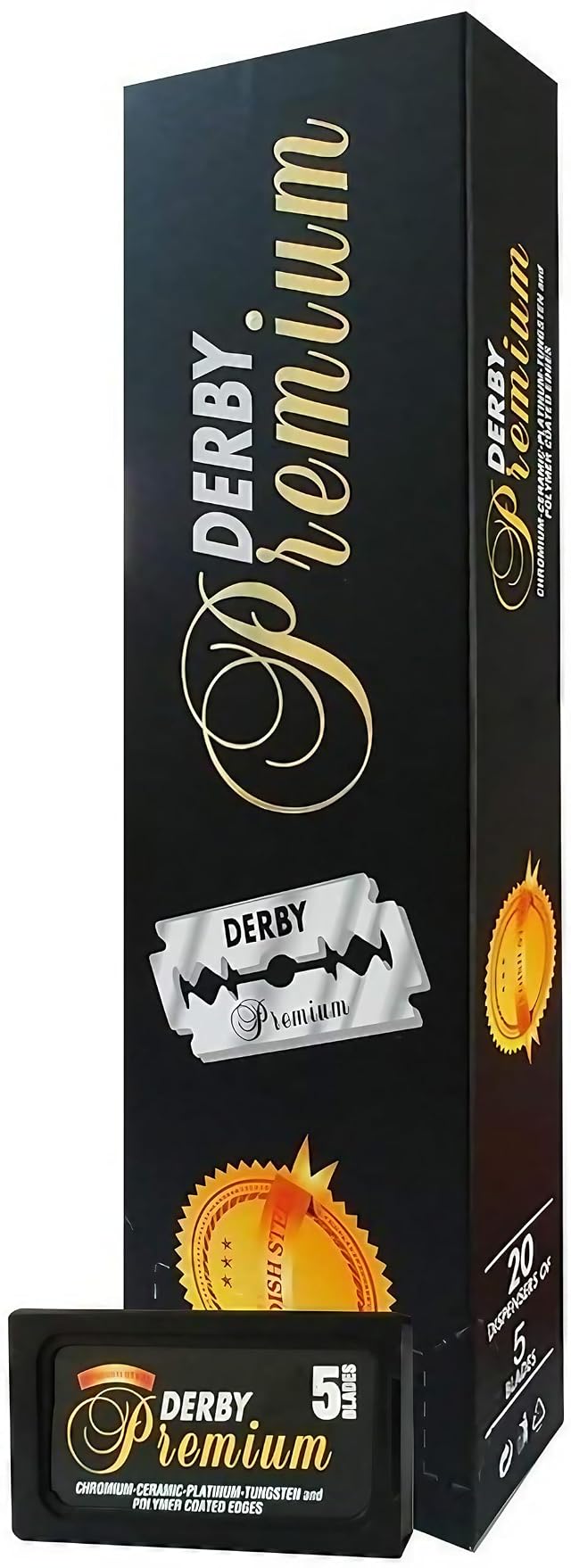 Derby Premium Double Edge Razor Blades 100 Count