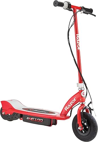 Razor E100 Electric Scooter for Kids Ages 8+ - 8"