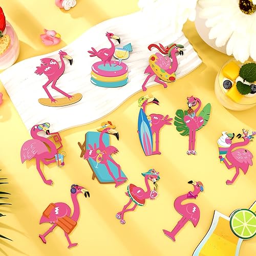 Vista 23 de Tradder 36 piezas de adornos colgantes de madera de Halloween de madera, calabaza, fantasma, bruja, sombrero, arañas, murciélagos, adornos