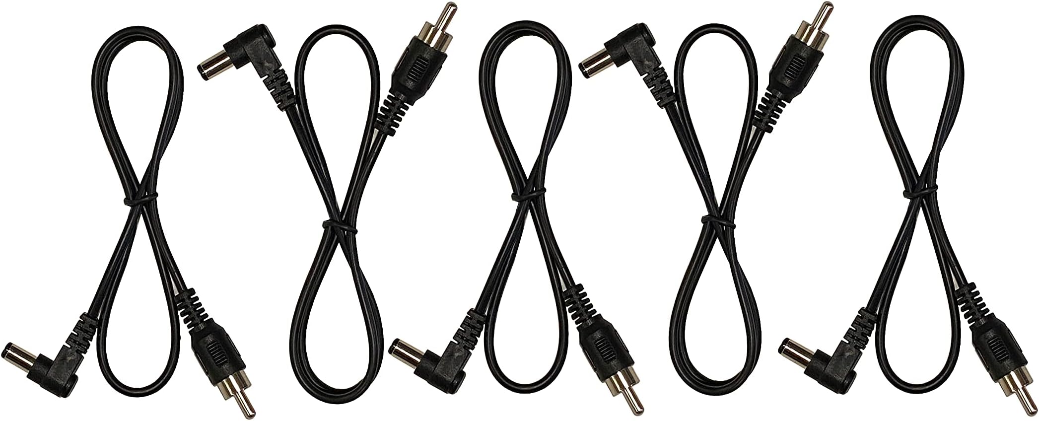 (5) Pack of Effects Pedal DC Power Cables for CIOKS & Eventide Power Supplies