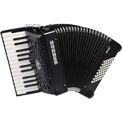 Acordeon Versalles ACORDEONES PIANO. HOHNER Acordeon de piano cromatico BRAVO II 48 NEGRO A16522 SILENTKEY.