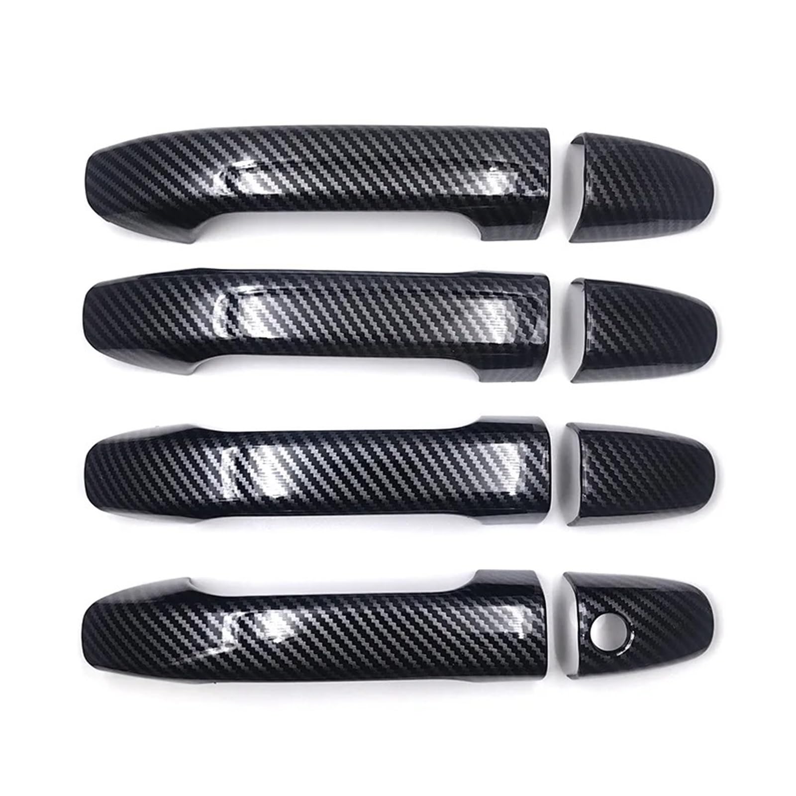 Sauanmnktp Carbon Fiber Exterior Door Handle For Car For Benz Vito W447 2015-2023 Door Bowl Handle Decoration Scratch Resistant Products(Carbon Fiber)