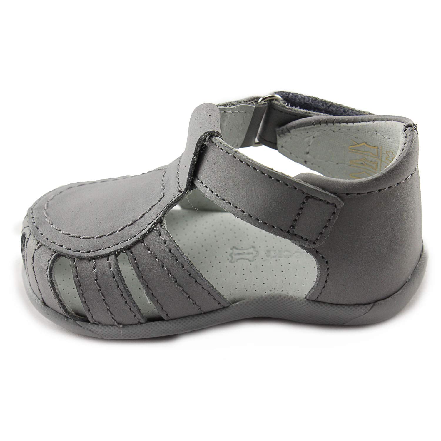 Kornecki Boys Closed Toe Leather Sandals with Arch, Ankle and Orthopedic Support 03140 N/J. Popi/S EU 18/US 2.5-3.5 Infant