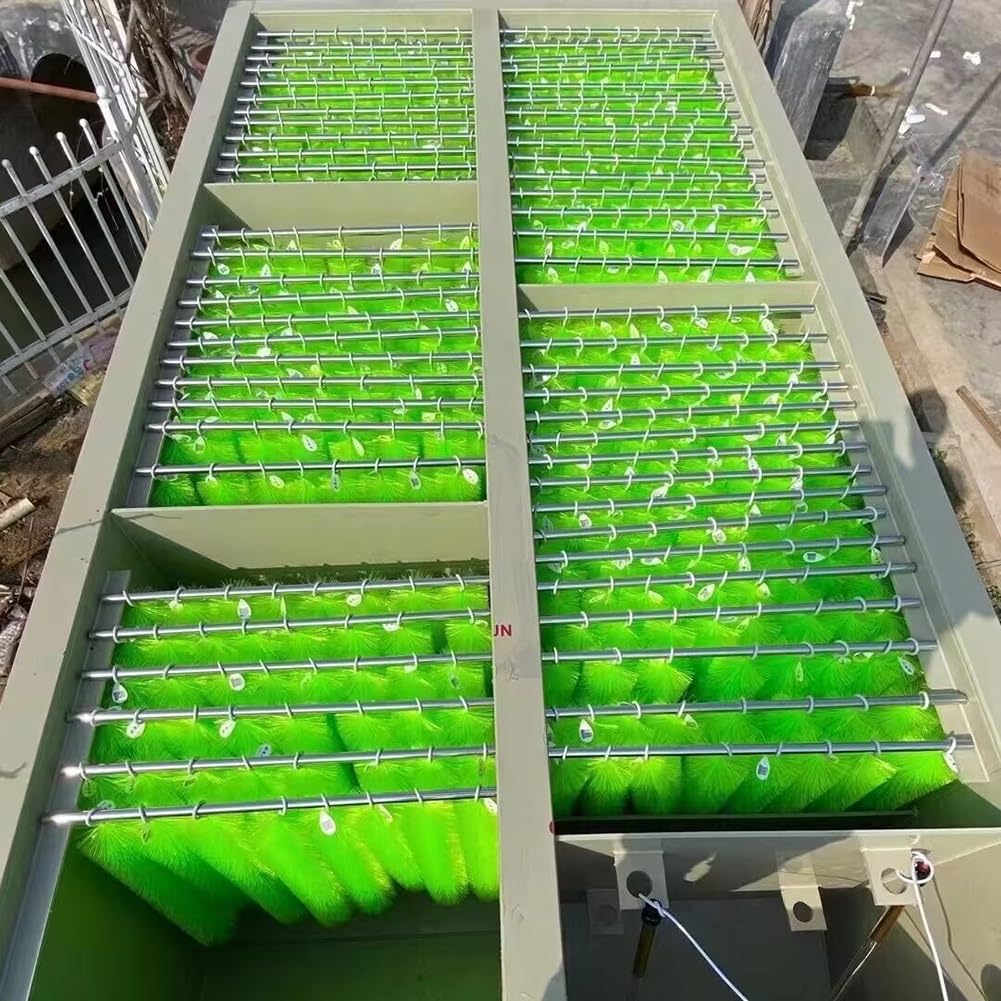 50 spazzole filtranti per laghetti per una pulizia efficiente, ideali per filtri skimmer per laghetti, stagni koi, acquari e giardini acquatici