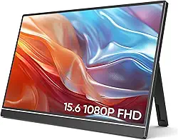 Monitor Portátil IPS Full HD 1080P 15.6" - Tela Secundária Ultra Fina - Para Laptop, MacBook, Switch e Consoles - Conectividade USB C e HDMI - Z1