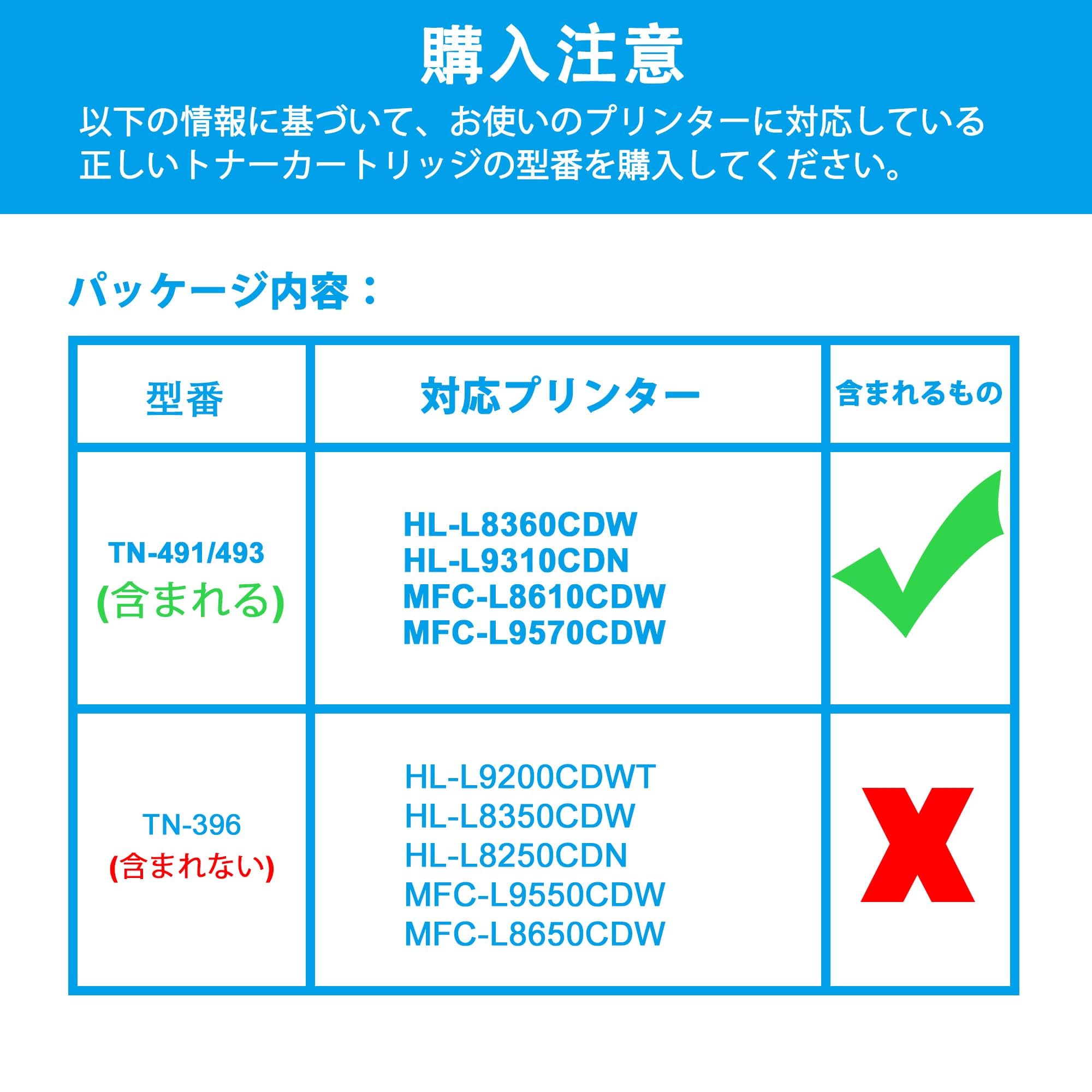 Amazon.co.jp: LCL Brother用 ブラザー用 TN-491 TN491 TN491M (1