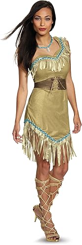 Disfraz de Pocahontas traje de lujo para mujeres adultas