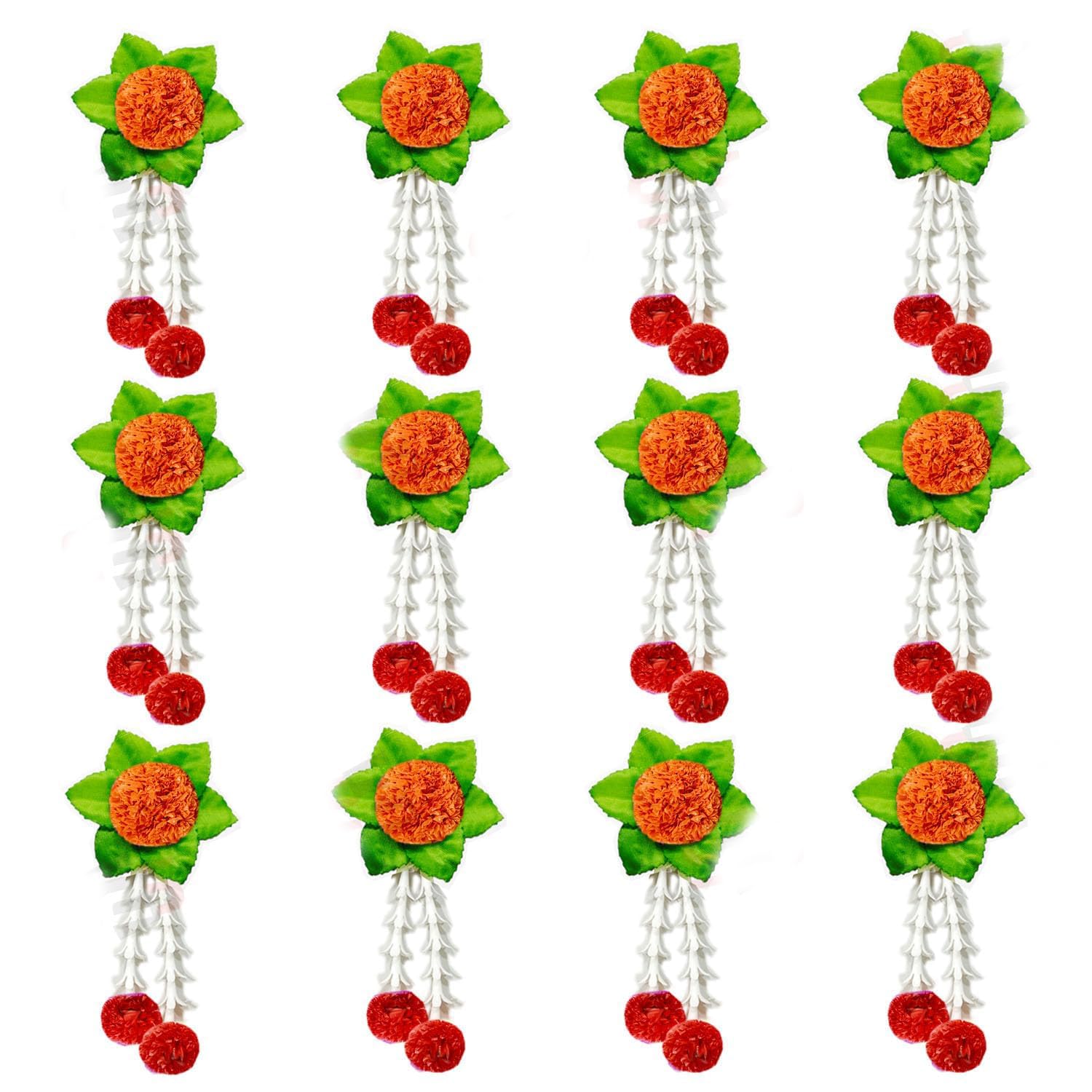 VCULTURE Plastic Artificial White Gajra Jasmine & Marigold Flower Strings Beautifully Crafted Strings That Add A Touch of Elegance to Any Wedding Or Event Decoration Orange Flowers Pack-of-12 (B0CXTD7RG7) Amazon Price History, Amazon Price Tracker