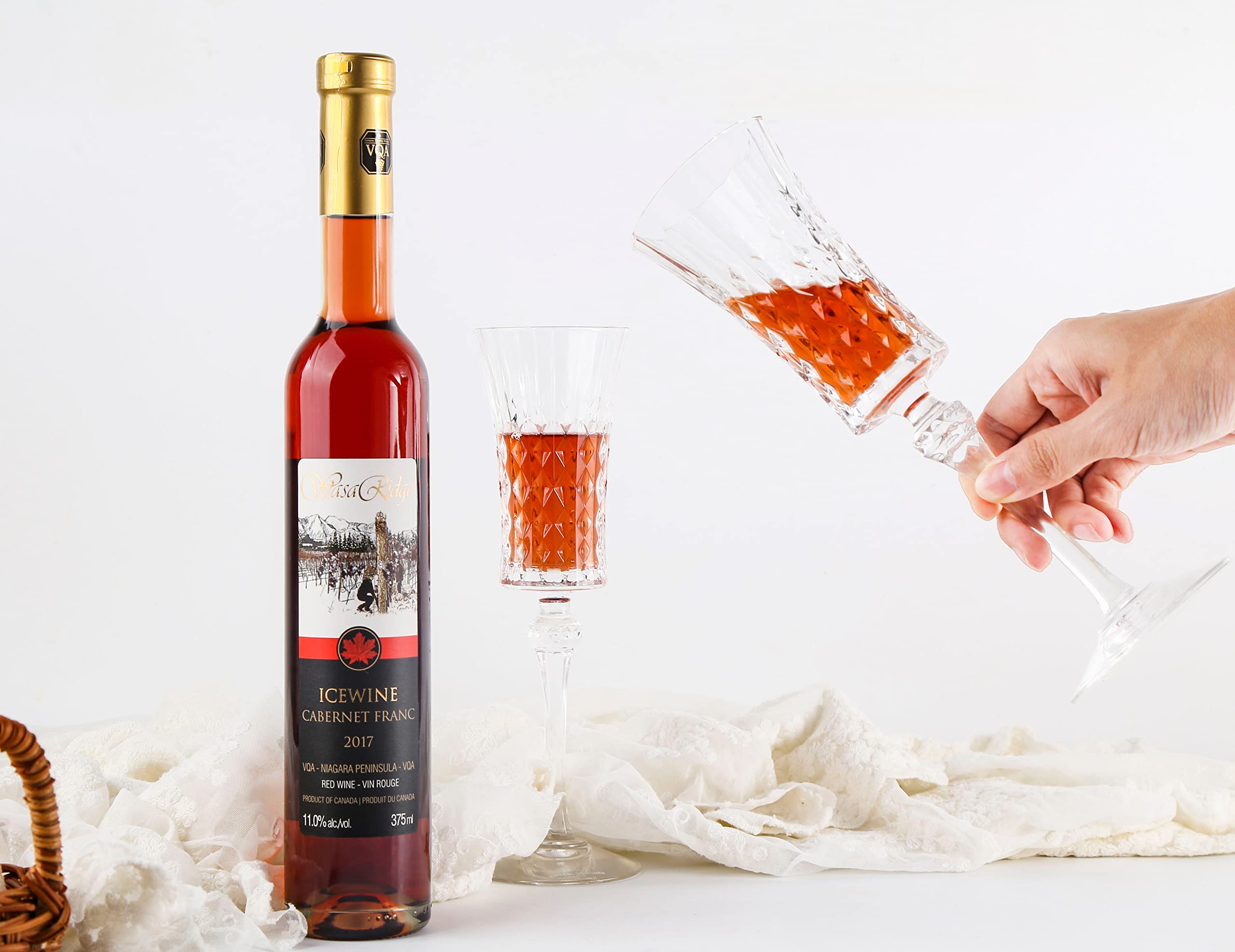WasaRidge 2017 Cabernet Franc Eiswein 37.5 cl, Kanadischer Eiswein aus Niagara Peninsula, Ontario, Kanada